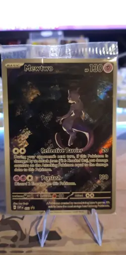 SEALED Pokemon - Mewtwo SVP 052 Black Star Promo Scarlet & Violet 151 Promo NM - Image 1