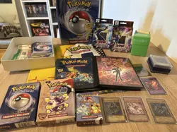Vintage Pokemon & Yugioh Collection - Starter Decks, Blue Eyes, Charmander - Image 1