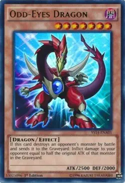 YUGIOH Odd-Eyes Dragon Deck Complete 40 Cards - Image 1
