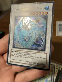 Yu-Gi-Oh! Brionac, Dragon of the Ice Barrier HA01-EN022 DAMAGED VLP/NM x1 - Image 1