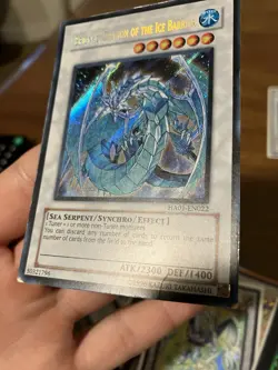 Yu-Gi-Oh! Brionac, Dragon of the Ice Barrier HA01-EN022 DAMAGED VLP/NM x1 - Image 2