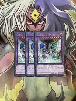 SDCS-EN041 x3 Cyber End Dragon Ultra Rare Excellent Condition Yugioh - Image 1