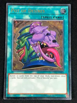 YUGIOH POT OF DESIRES OP11-EN003 ULTIMATE (NM) - Image 1
