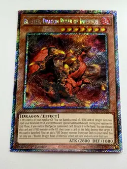 Blaster, Dragon Ruler of Infernos RA03-EN010 Platinum 1st Edition Gem Mint 💎 - Image 5