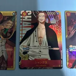 One Piece Card Romance Dawn Op01-120SEC Shanks Parallel Sleeve Set Japan - Image 2