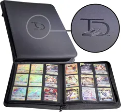 500 Card Ringless Zip Binder Pro - 9-Pocket Pages Side Load Sleeve TCG Storag... - Image 2