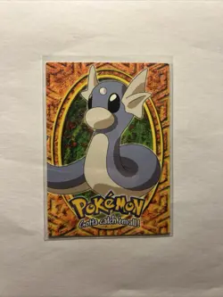 1999 Pokemon Card Dratini Topps The First Movie E10 of 12 Blue Logo MP - Image 1