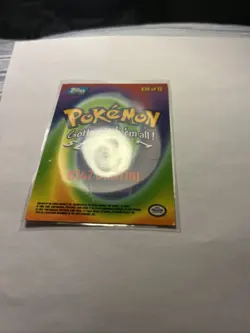 1999 Pokemon Card Dratini Topps The First Movie E10 of 12 Blue Logo MP - Image 3