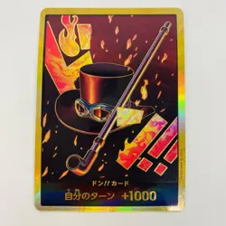 One Piece Card Don Card Gold Foil Sabo Trading Game Japan - Image 1