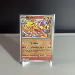 Pokemon TCG Blaziken Reverse Holo Card 42/182 S&V 10: Destined Rivals Rare - Image 1