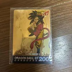 Dragon Ball Carddass Super Saiyan 4 Card Total No 1200 Used - Image 1