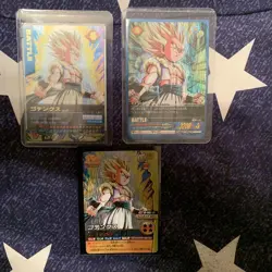 Gotenks Dragon Ball Data Carddass Collectible Card Used - Image 1