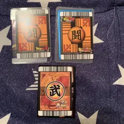 Gotenks Dragon Ball Data Carddass Collectible Card Used - Image 2