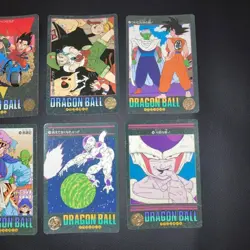 Extreme Visual Adventure Carddass 8 Card Set Blue Red Collectible Used - Image 4