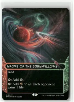 Grove of the Burnwillows Borderless - Edge of Eternities Stellar Sights MTG NM - Image 1
