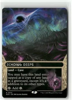 Echoing Deeps 0013 Borderless - Edge of Eternities Stellar Sights MTG NM - Image 1