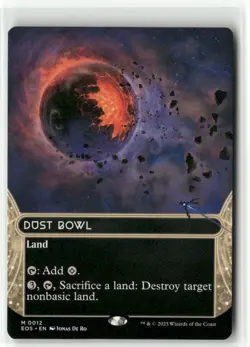 Dust Bowl 0012 Borderless - Edge of Eternities Stellar Sights MTG NM - Image 1