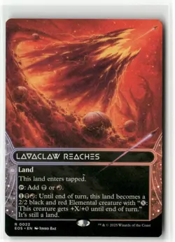 Lavaclaw Reaches 0022 Borderless - Edge of Eternities Stellar Sights MTG NM - Image 1