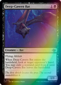 MTG - Deep-Cavern Bat - Foil - LCI 0102 - Lost Caverns of Ixalan - Magic - Image 1