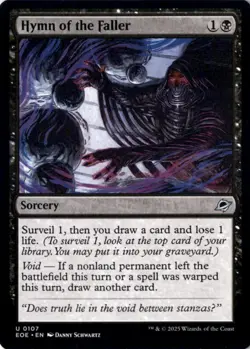 Hymn of the Faller Non-Foil Edge of Eternities 107 NM MTG - Image 1