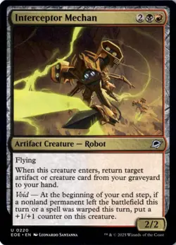Interceptor Mechan Non-Foil Edge of Eternities 220 NM MTG - Image 1