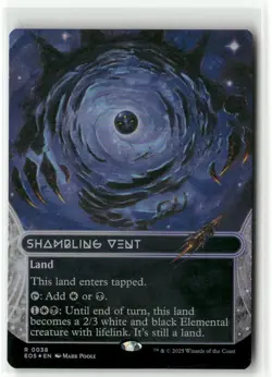 Shambling Vent 0038 Borderless FOIL - Edge of Eternities Stellar Sights MTG NM - Image 1