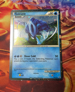2010 Pokemon SUICUNE HeartGold SoulSilver HOLO Rare BLACK STAR PROMO Card HGSS21 - Image 1