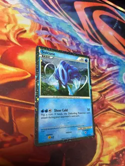2010 Pokemon SUICUNE HeartGold SoulSilver HOLO Rare BLACK STAR PROMO Card HGSS21 - Image 2