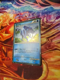 2010 Pokemon SUICUNE HeartGold SoulSilver HOLO Rare BLACK STAR PROMO Card HGSS21 - Image 3