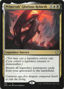 Primevals' Glorious Rebirth R Commander: Dominaria United 165 - MTG - Image 1