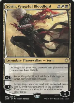 Sorin, Vengeful Bloodlord R War of the Spark 217 - MTG - Image 1