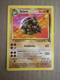Pokemon - Fossil - Golem 36/62 - Uncommon LP - Image 1