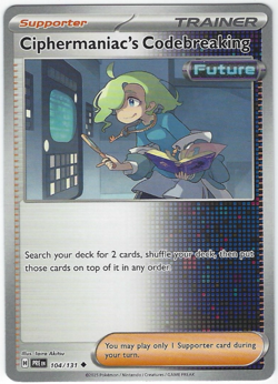 Ciphermaniac's Codebreaking 104/131 SV: Prismatic Evolutions Uncommon - Pokemon - Image 1