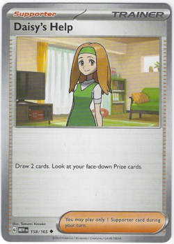 Daisy's Help #158/165 SV: Scarlet & Violet 151 Uncommon - Pokemon - Image 1