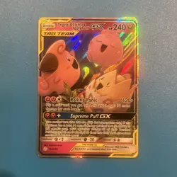 Pokemon Togepi & Cleffa & Igglybuff GX 143/236 Cosmic Eclipse Ultra Rare - Image 1