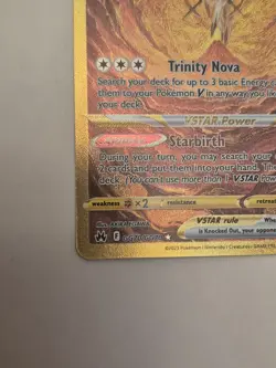 Pokemon TCG Arceus VSTAR GG70/GG70 Sword&Shield-Crown Zenith Gold Secret Rare NM - Image 3