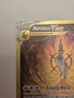 Pokemon TCG Arceus VSTAR GG70/GG70 Sword&Shield-Crown Zenith Gold Secret Rare NM - Image 4