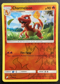 Charmeleon 13/181 Sun & Moon Team Up Reverse Holo Uncommon LP Pokemon 2019 - Image 1