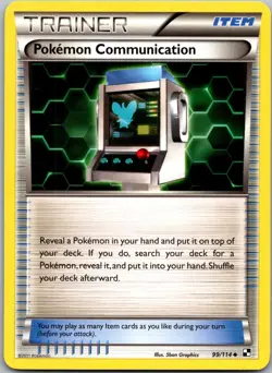 Pokemon Communication Black and White 99/114 - Image 1