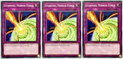 3 x LEDD-ENB22 Storming Mirror Force - Common 1st Edition Near Mint YuGiOh Cards - Image 1