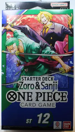 One Piece Card Game STARTER DECK - Zoro and Sanji - [ST-12] English NEW SEALED - Image 1