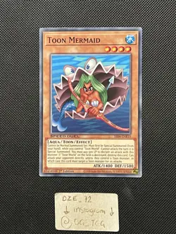 Yugioh - Toon Mermaid - SS04-ENB10 - Speed Duel Common 1st Edition - M/NM - Image 1