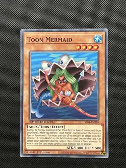 Yugioh - Toon Mermaid - SS04-ENB10 - Speed Duel Common 1st Edition - M/NM - Image 2
