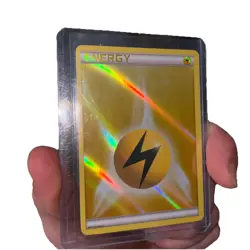 Pokemon Electric Lightning Energy Reverse Holo TCG Card 2013 Yellow LP - Image 2