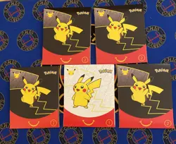 Pokemon 2021 Mcdonalds Celebrations 4 Card Booster Pack Factory Sealed 5 Packs - Image 1