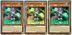 3 x FIGA-EN048 Subterror Fiendess - Super Rare 1st Edition Near Mint YuGiOh Card - Image 1