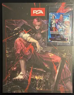 PSA Magazine July 2025 Shanks Cover + One Piece SHANKS Holo Promo Card Sealed - Image 1