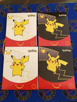 Pokemon TCG (4) 2021 Mcdonalds Celebrations 4 Card Booster Pack Factory Sealed - Image 1