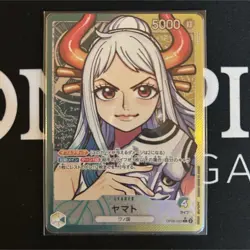 One Piece Card Game Yamato Leader Parallel Green Yellow Japan - Image 1