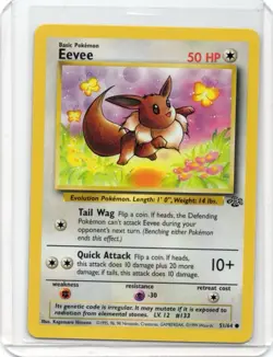 Pokemon Card - Eevee - 51/64 - Jungle - 1999 - Image 1
